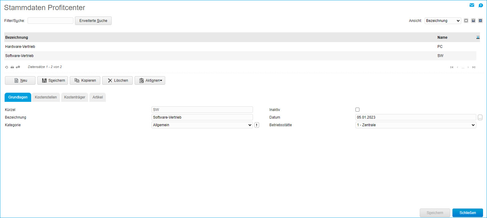 Profitcenter 0