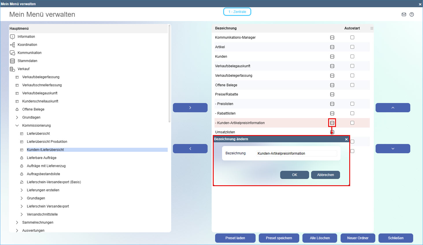 Favoriten verwalten 5