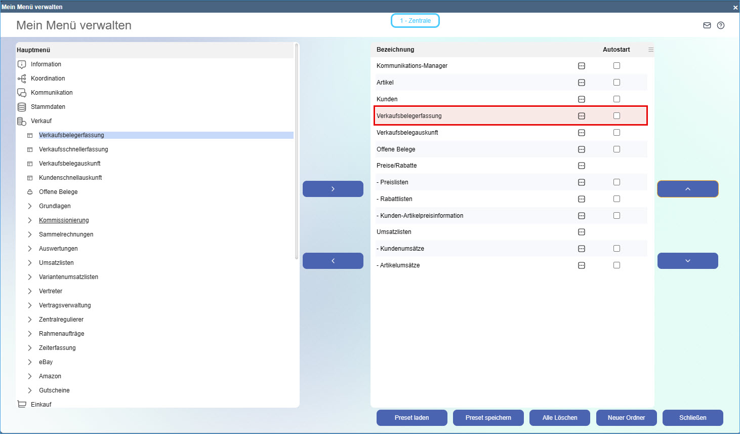 Favoriten verwalten 22