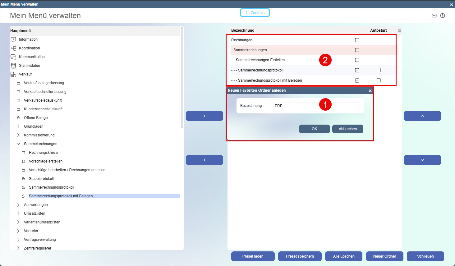 Favoriten verwalten 12