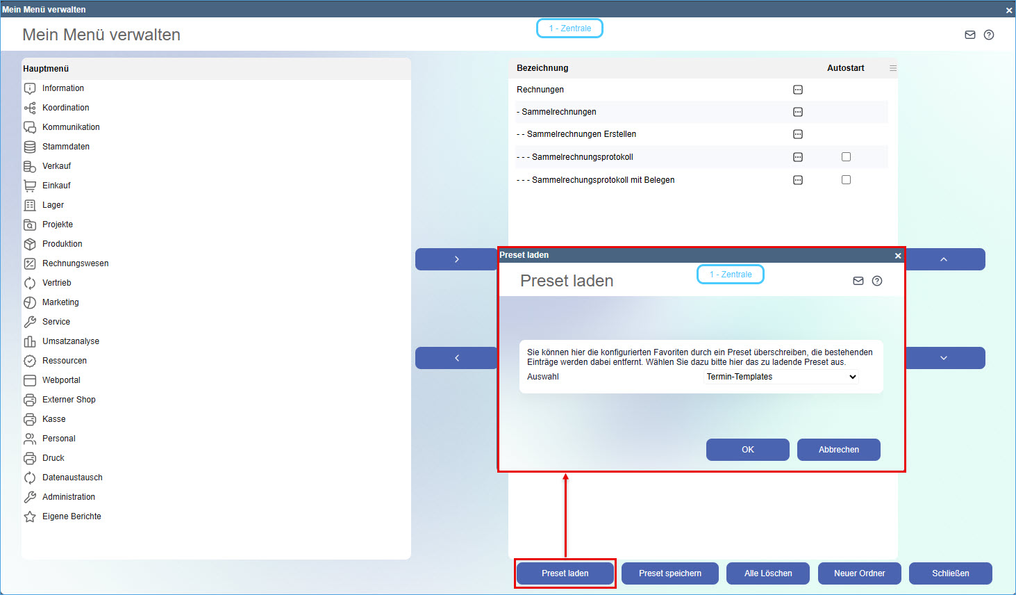 Favoriten verwalten 16