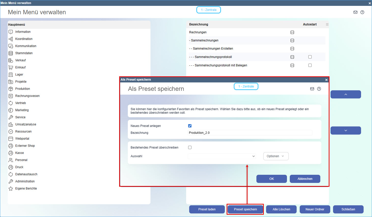 Favoriten verwalten 14