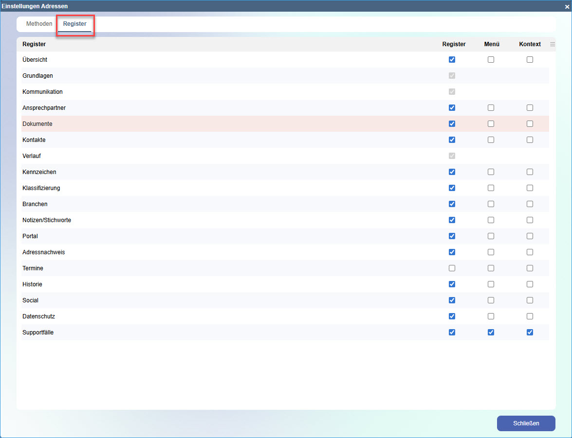 Funktionseinstellungen 2