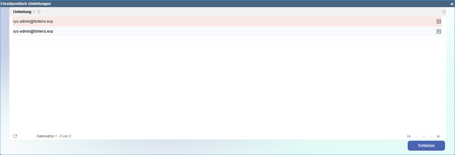 Gemeinsame Postfächer 5