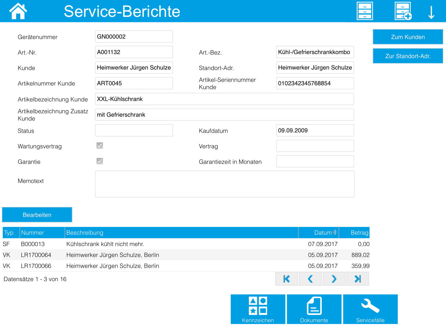 Service-Berichte 6
