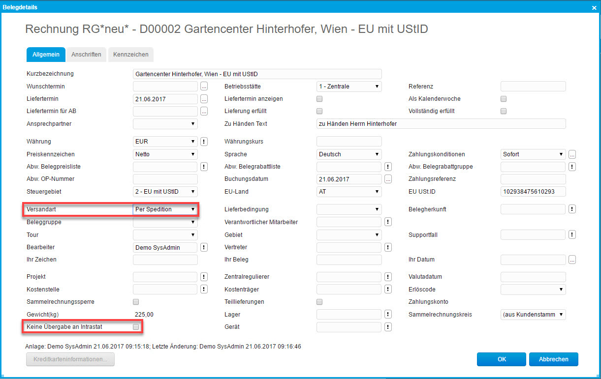 Intrastat: Die myfactory für eine erfolgreiche Meldung konfigurieren 4