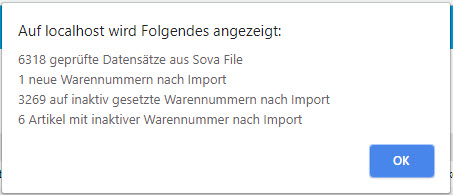 Import von Warennummern 2