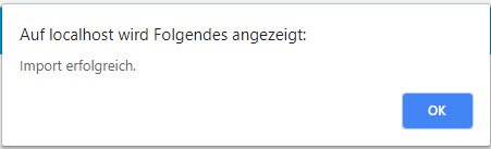 Import von Warennummern 3