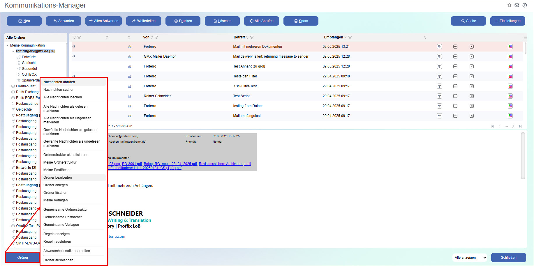 Kommunikations-Manager 5