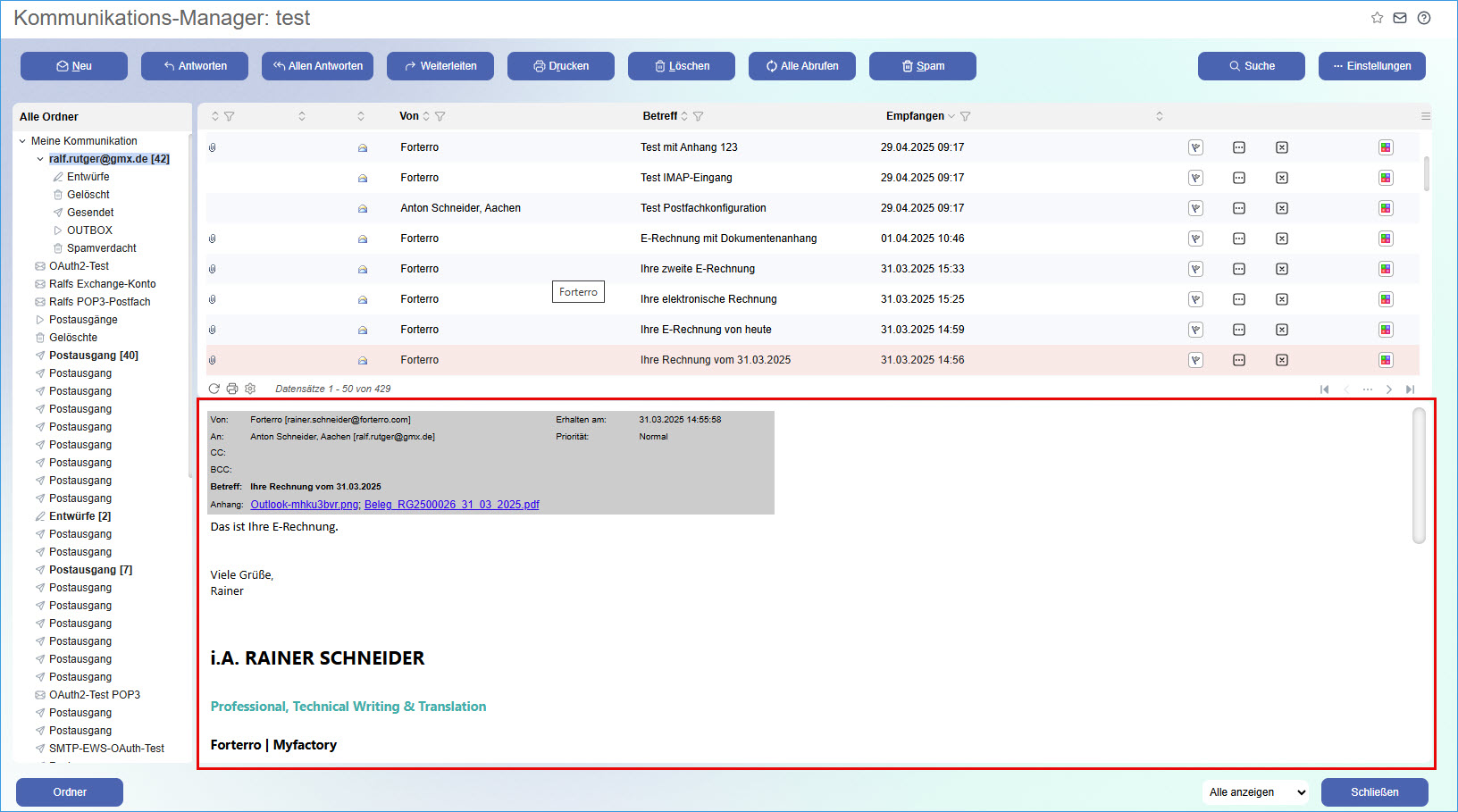 Kommunikations-Manager 0