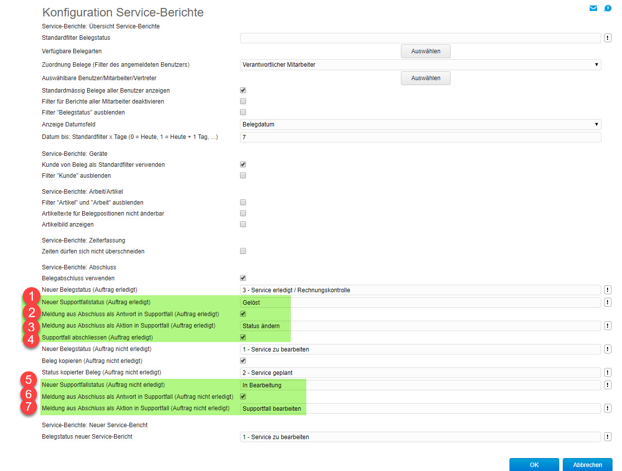 Service-Bericht über Supportfall erstellen 4