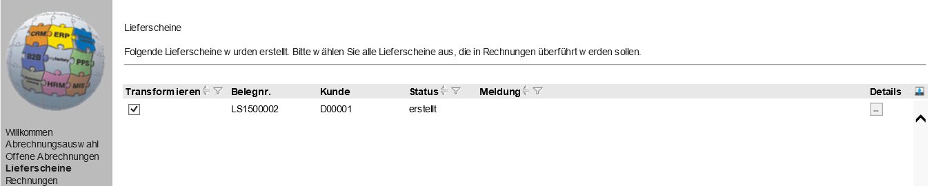 Kunden Zeitenabrechnung 2