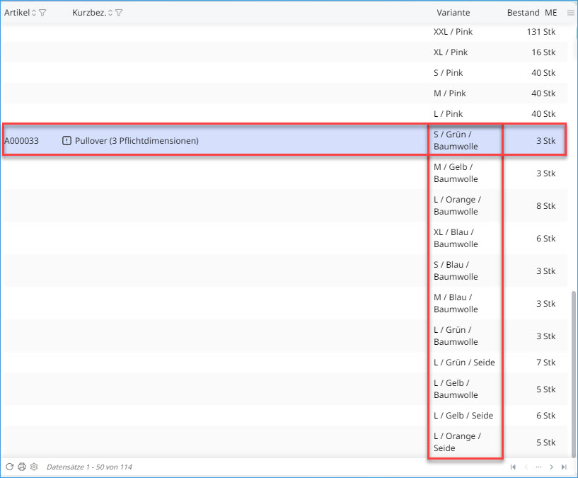 Lagerschnellumbuchung 9
