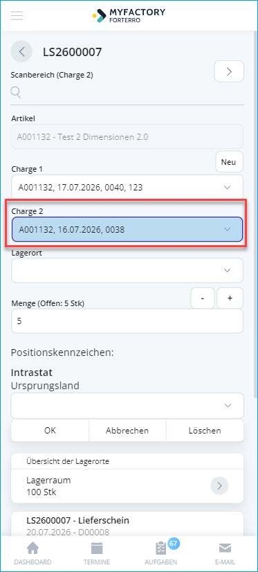Kommissionierungsprozess mit Lieferschein 8