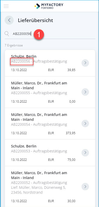 Kommissionierungsprozess mit Lieferschein 0