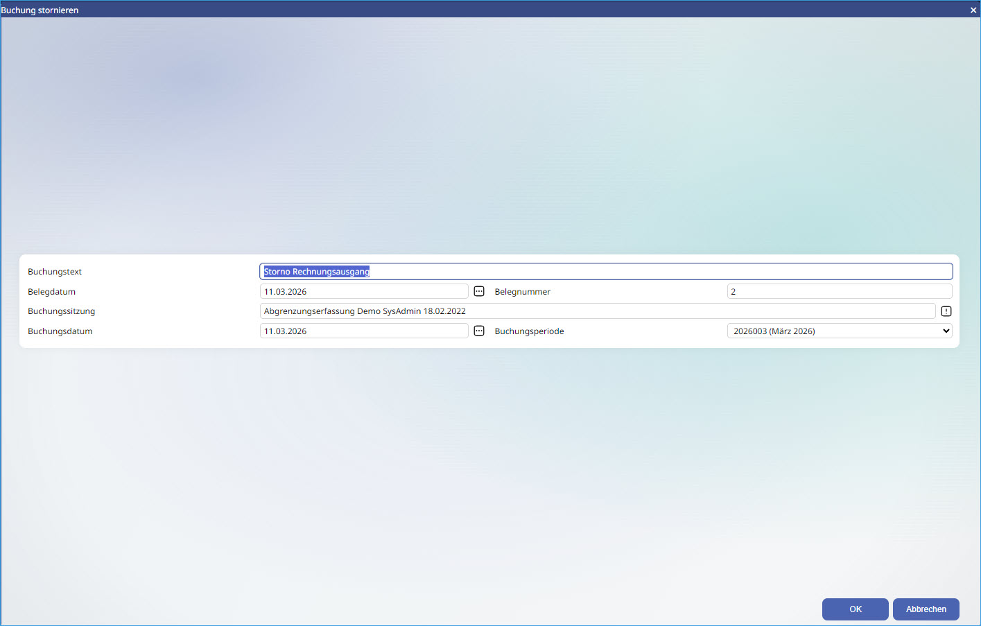 Die Buchungserfassung 17