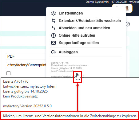 Das Einstellungsmenü 1
