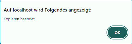 Datenbank kopieren 3