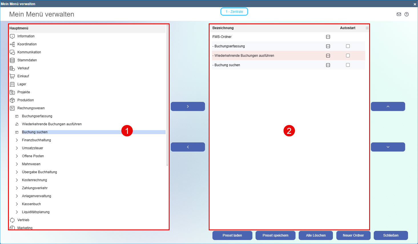 Favoriten verwalten 3