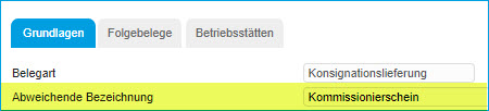Kommissionierprozess mit Zwischenbeleg 1