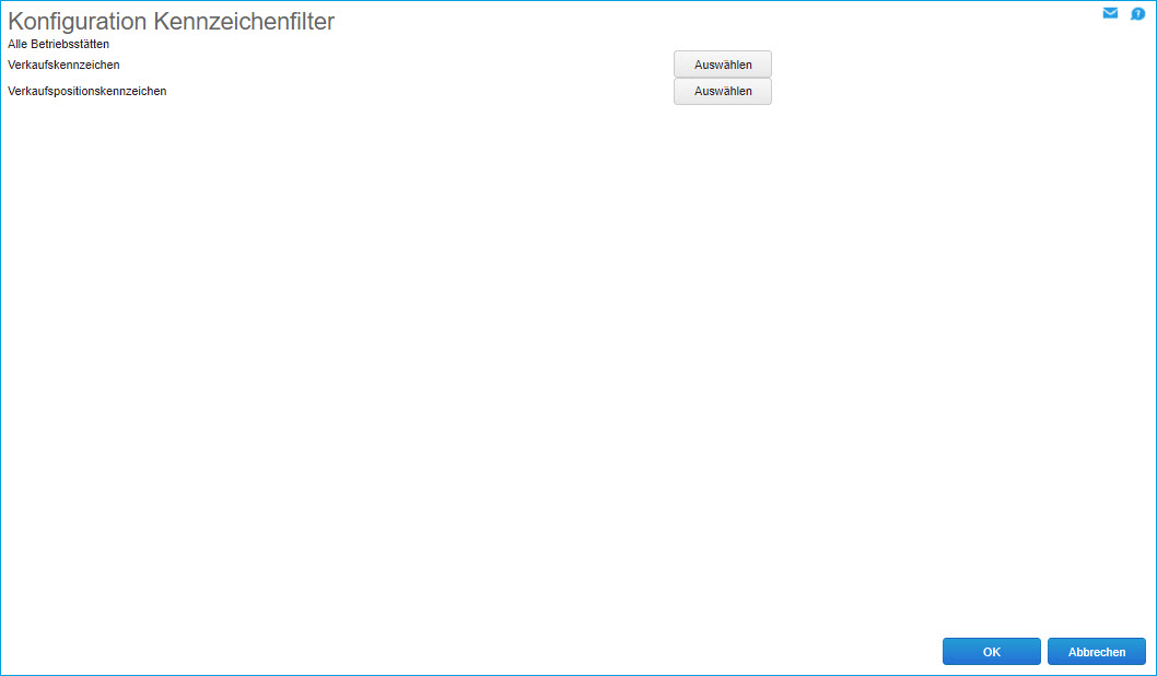 Konfiguration Kennzeichenfilter 0