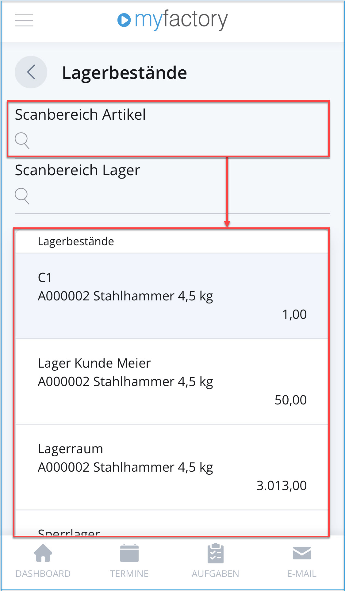Lagerbestände 0