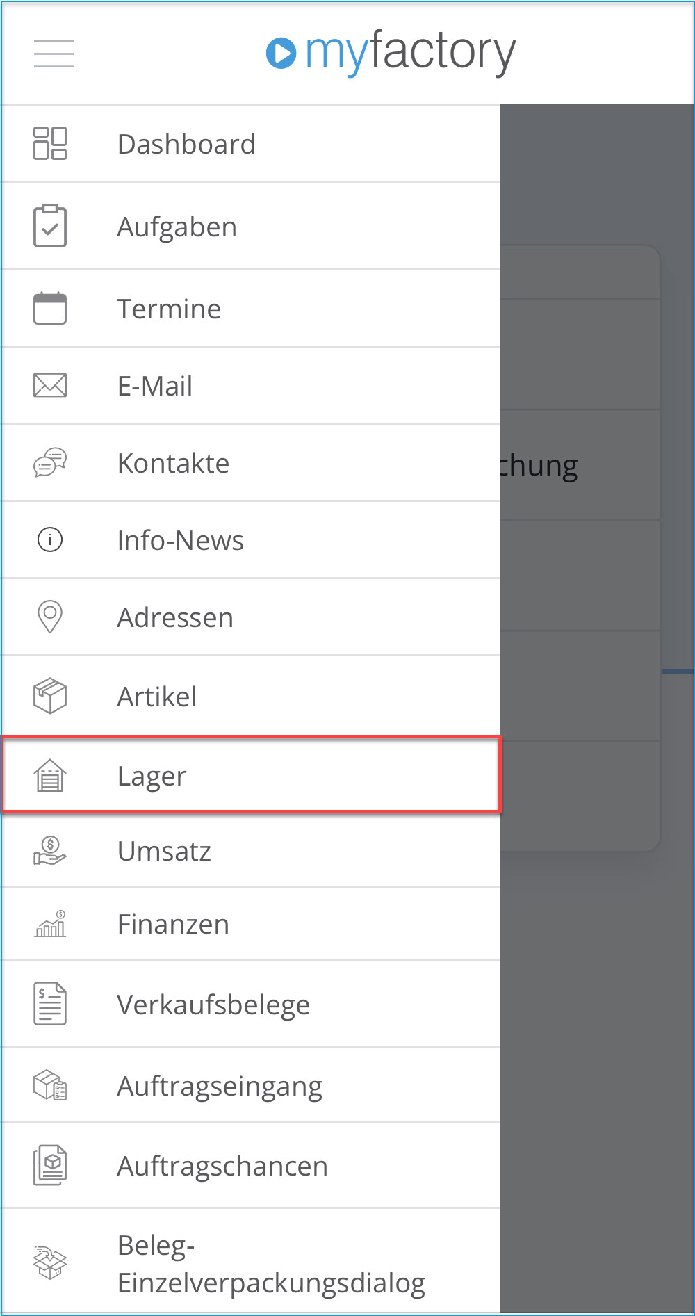 Mobiles Buchen - Lagerbuchungen 0