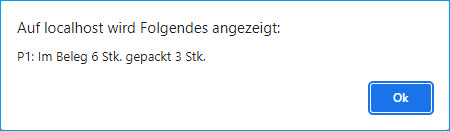 Konfiguration Beleg-Einzelverpackungsdialog 4