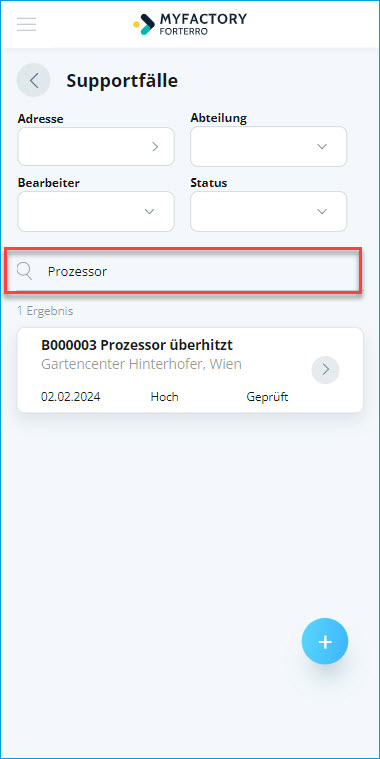 (Mobile) Supportfälle 3