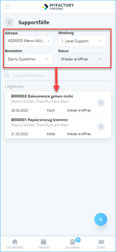 (Mobile) Supportfälle 2