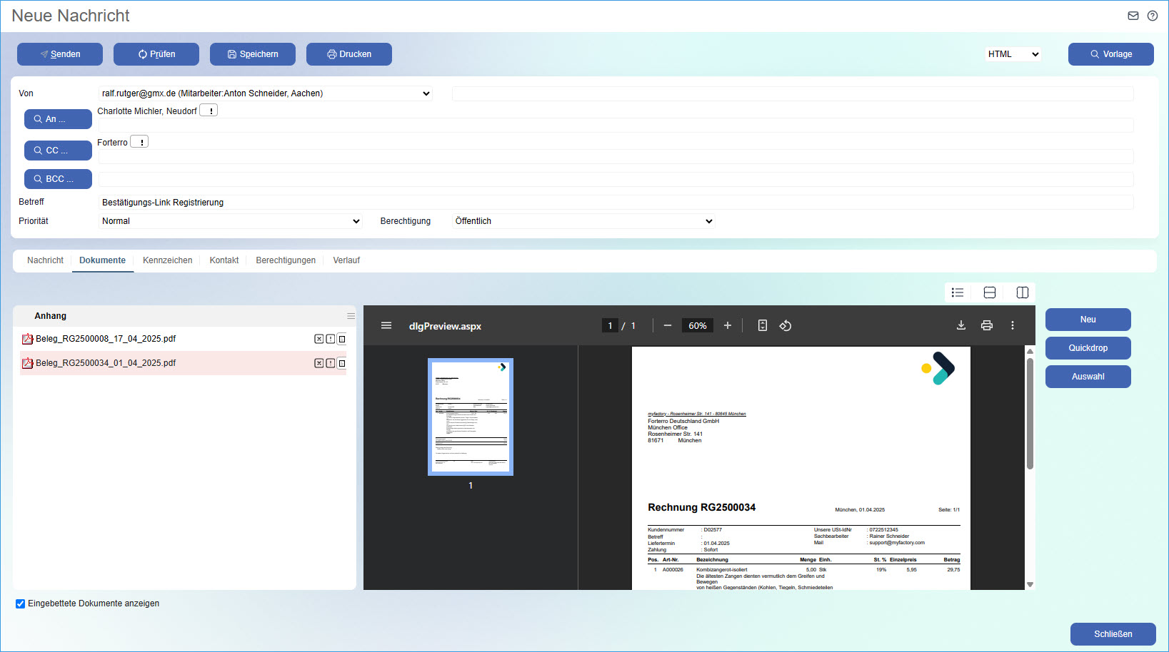 Nachrichten-Editor 7
