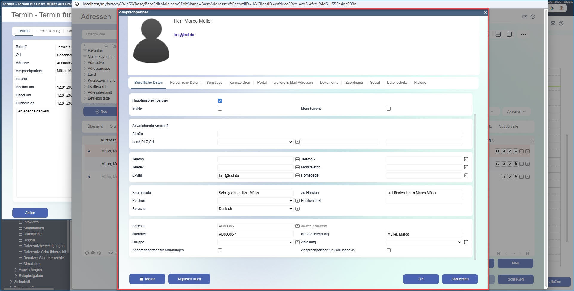 Neuen Termin anlegen 5