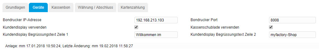 Myfactory.POS: Kassenhardware installieren 10