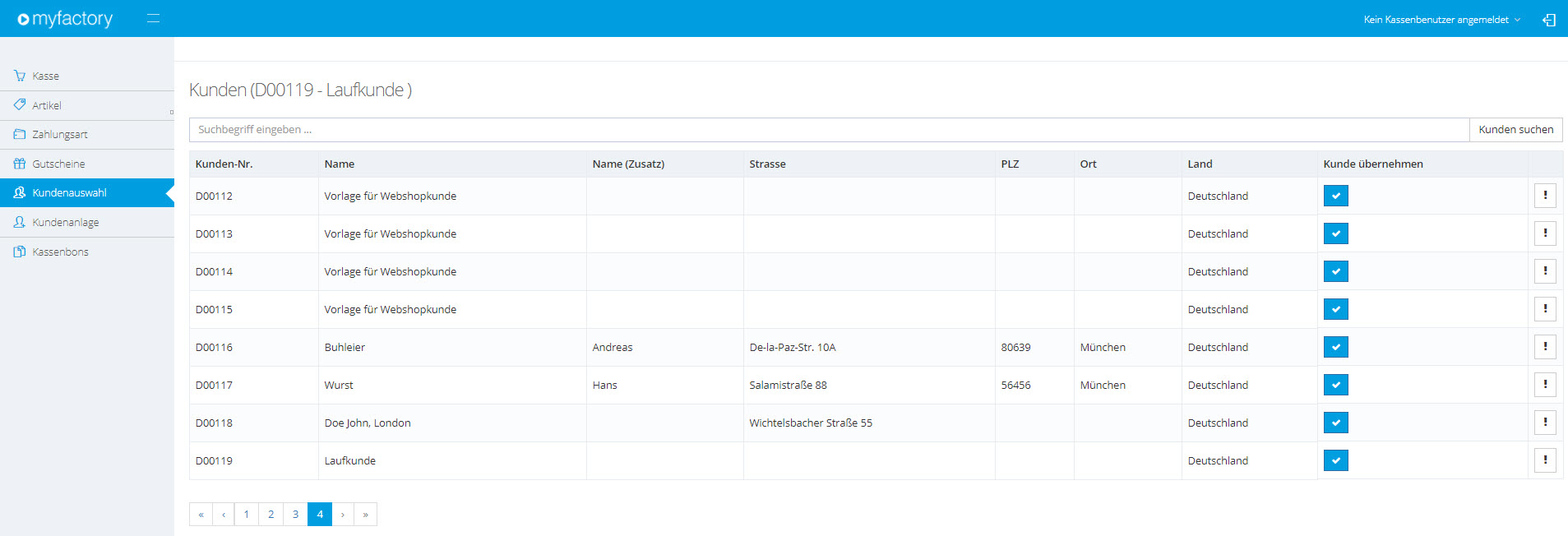 Myfactory.POS: Die Kasse nutzen 10