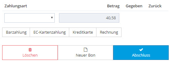 Myfactory.POS: Die Kasse nutzen 33