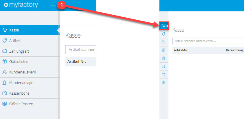 Myfactory.POS: Die Kasse nutzen 4