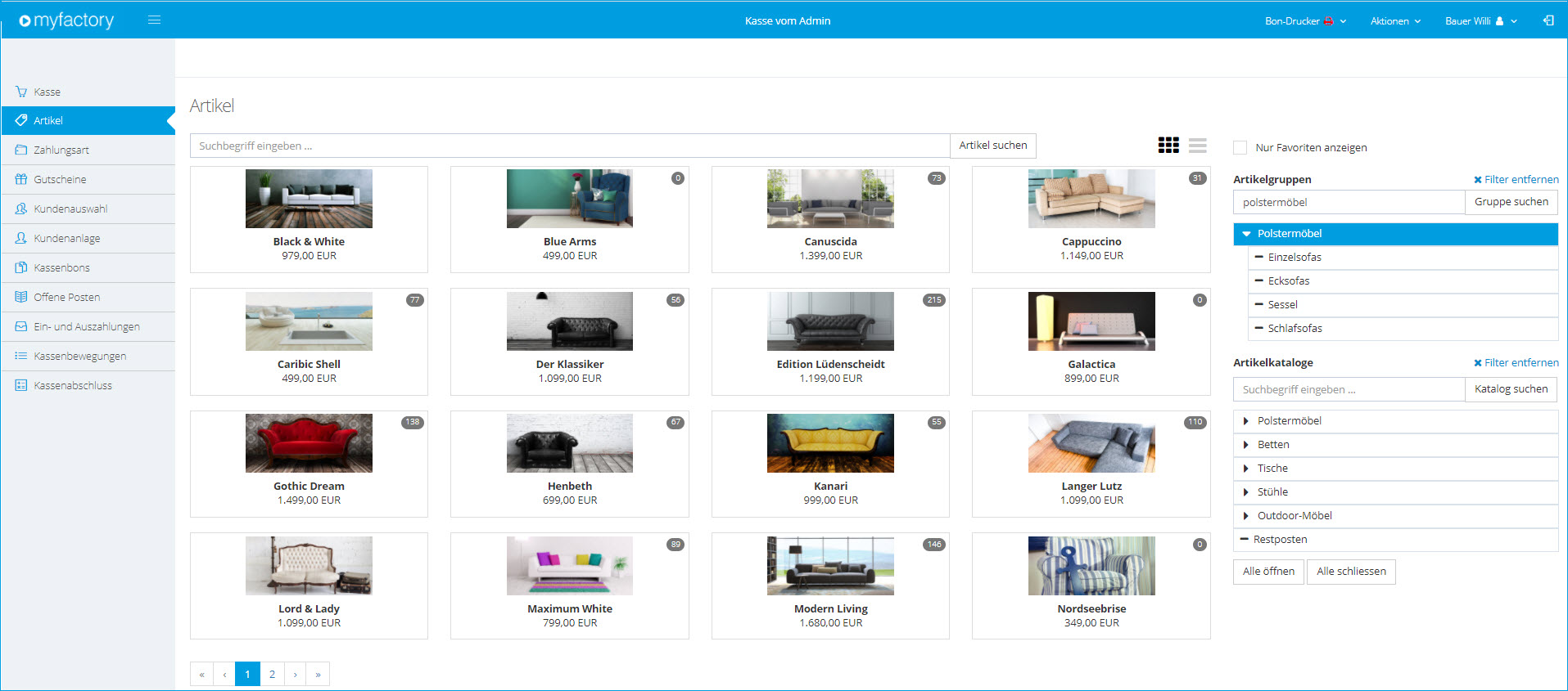 Myfactory.POS: Die Kasse nutzen 19
