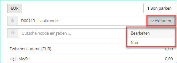 Myfactory.POS: Die Kasse nutzen 8