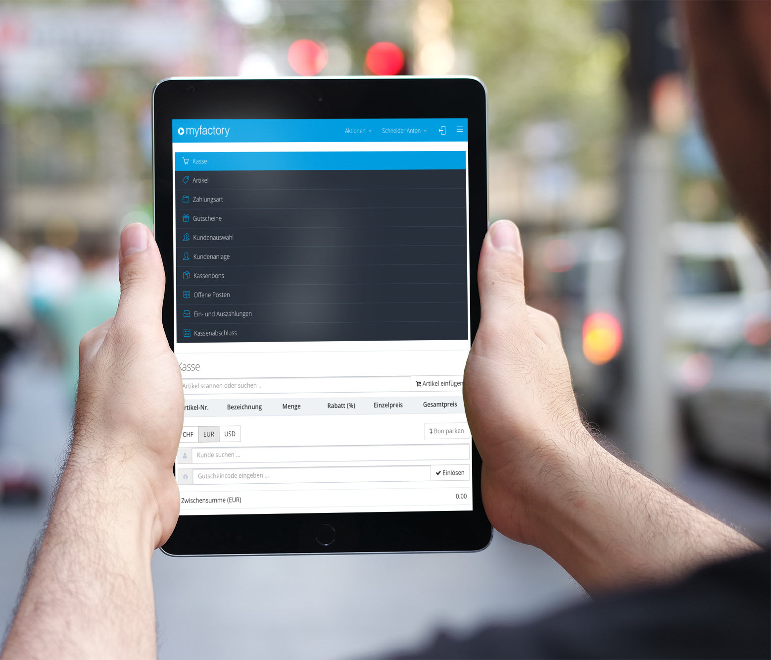 Myfactory.POS: Die Kasse nutzen 1