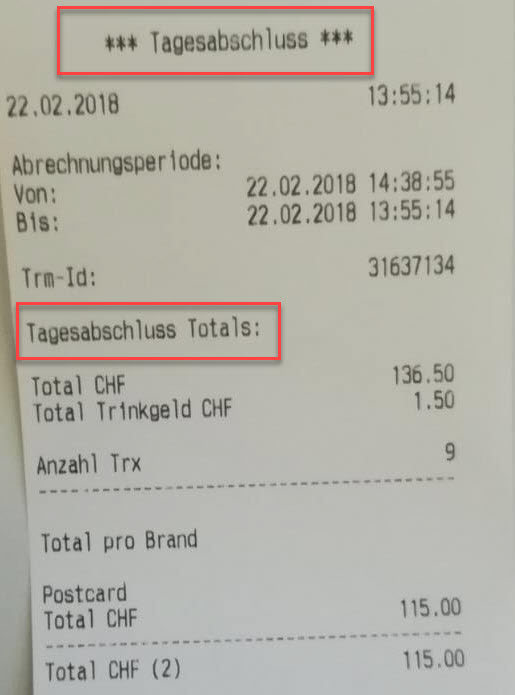 Myfactory.POS: Die Kasse nutzen 84