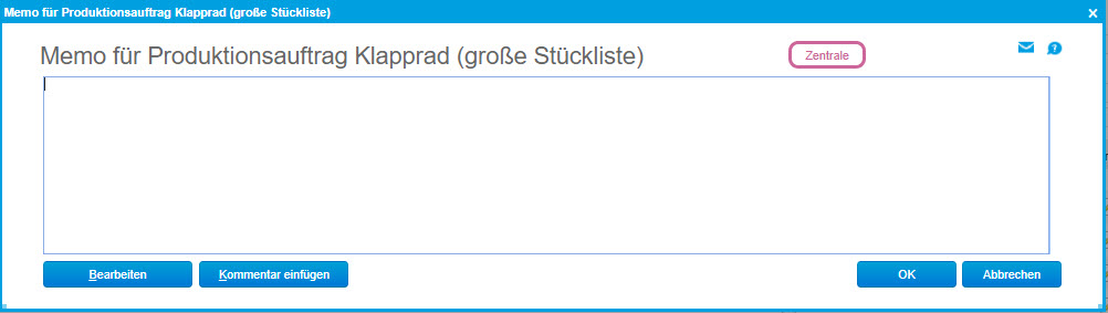 Produktionsauftrag bearbeiten 50