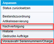 Produktionsauftrag bearbeiten 22