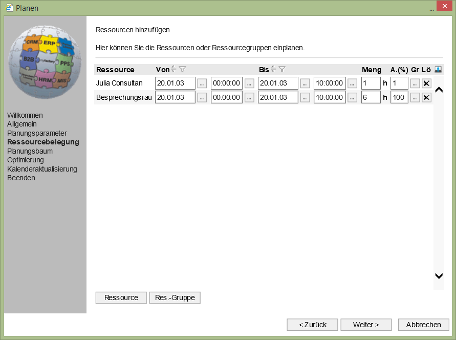 Planungsassistent 2