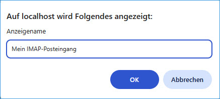 E-Mail-Posteingang und -Ausgang konfigurieren 0