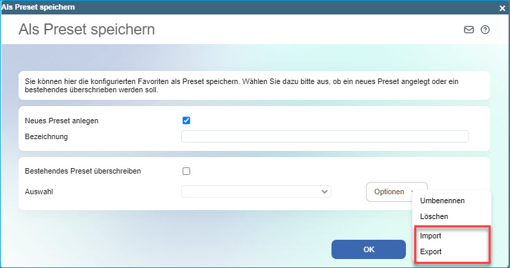 Favoriten verwalten 17