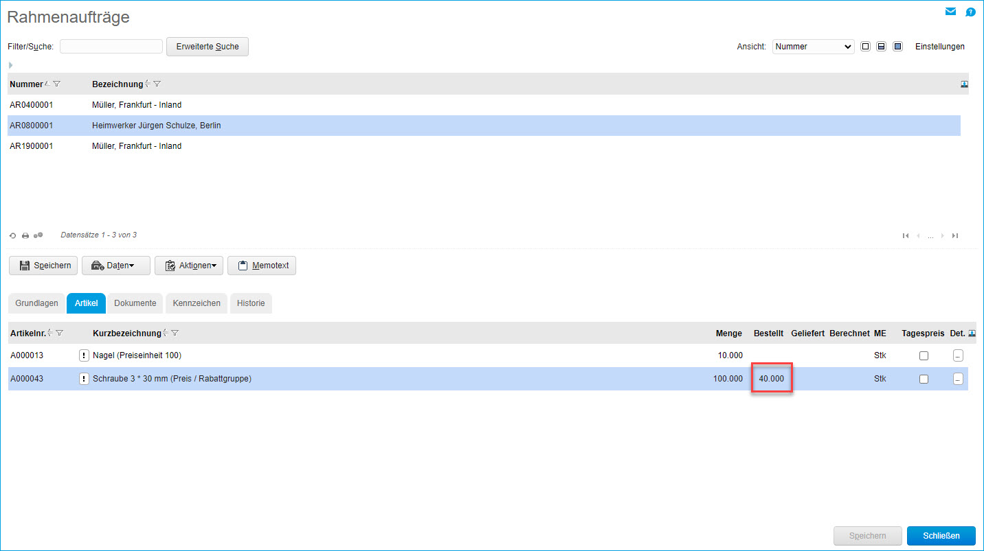 Rahmenabrufe planen 6