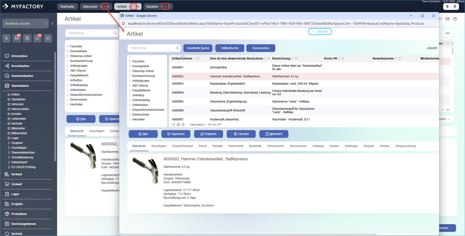 Myfactory-Register 1