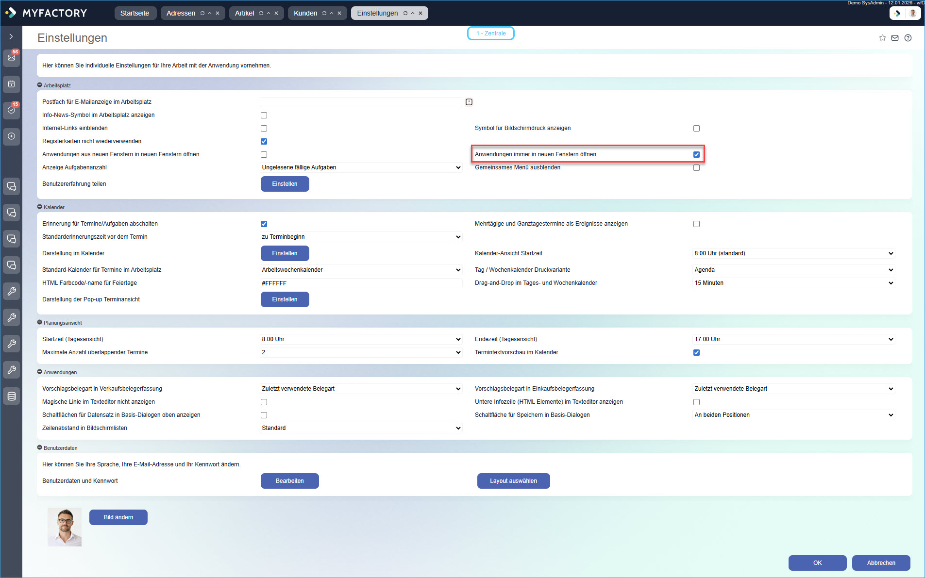Myfactory-Register 2