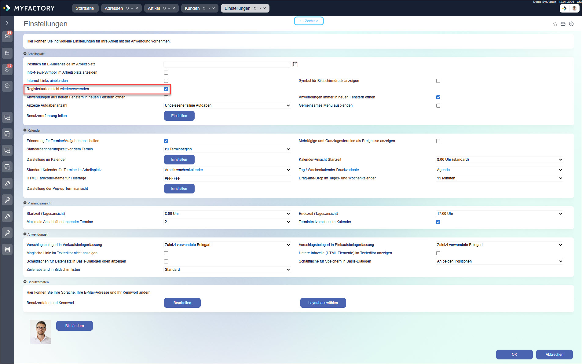 Myfactory-Register 3