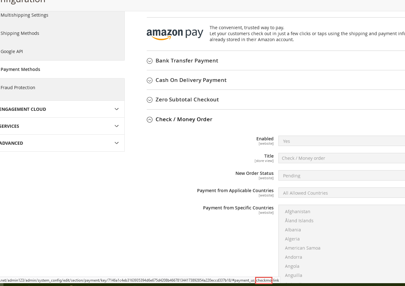 Magento-Schnittstelle 6